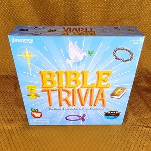 Bible Trivia Family Board Knowledge Game Pressman 2020 Christian Religion New